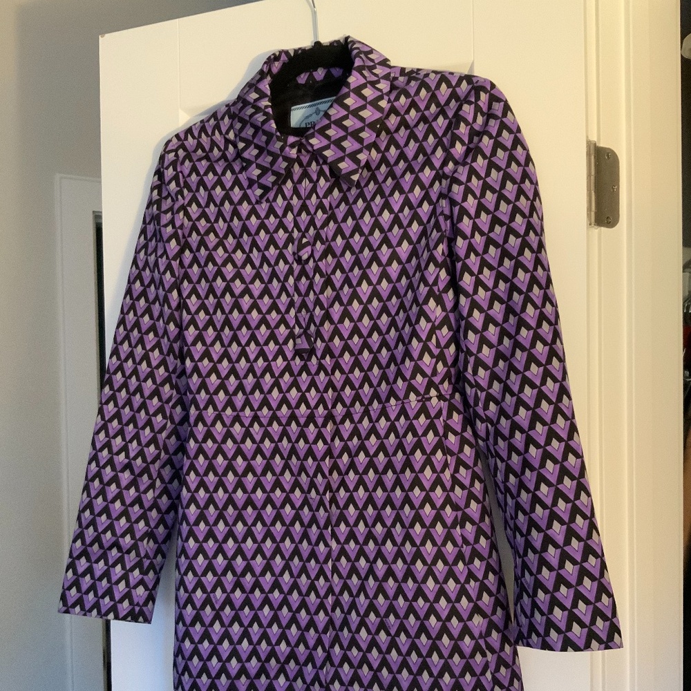 Prada purple dress and matching jacket, never worn